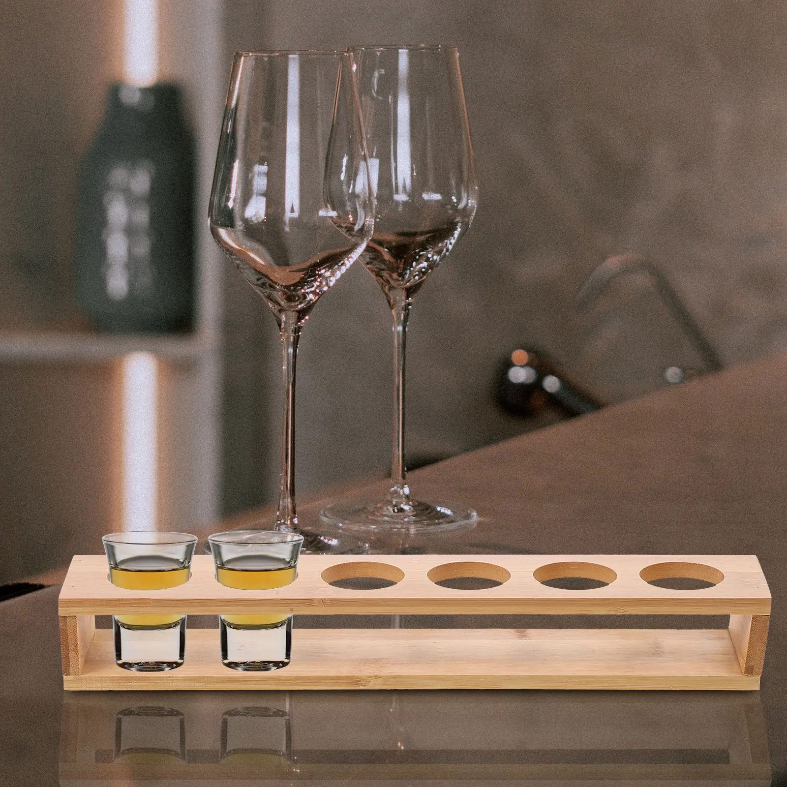 Wooden Cup Holder Shot Glasses Rack Whiskey Storage Display Tray Multifunctional Home Bar Decor Storage ganizer
Wooden Cup Holder Shot Glasses Rack Whiskey Storage Display Tray Multifunctional Home Bar Decor Storage ganizer