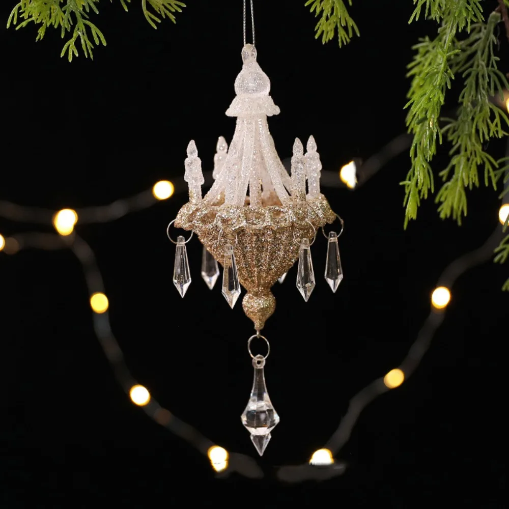 Acrylic Christmas Crystal Chandelier Pendant Realistic Decorative Xmas Tree Hanging Decorations Glitter Christmas Tree Ornaments
Acrylic Christmas Crystal Chandelier Pendant Realistic Decorative Xmas Tree Hanging Decorations Glitter Christmas Tree Ornaments