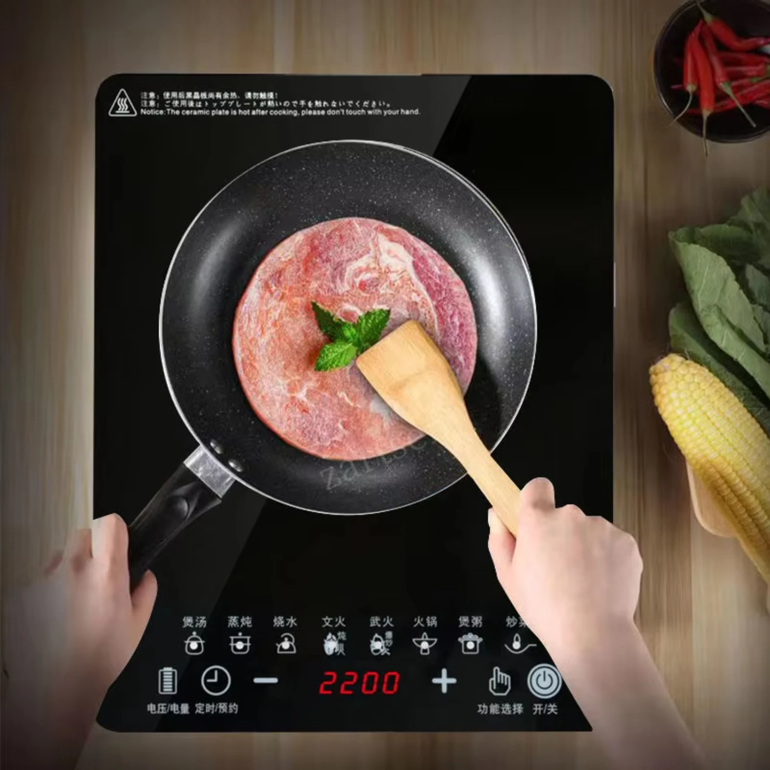 2200W Small Hot Pot Heating Stove Touchpad Stir-fry Dish Cooking Oven Induction Cooker Household Waterproof
2200W Small Hot Pot Heating Stove Touchpad Stir-fry Dish Cooking Oven Induction Cooker Household Waterproof