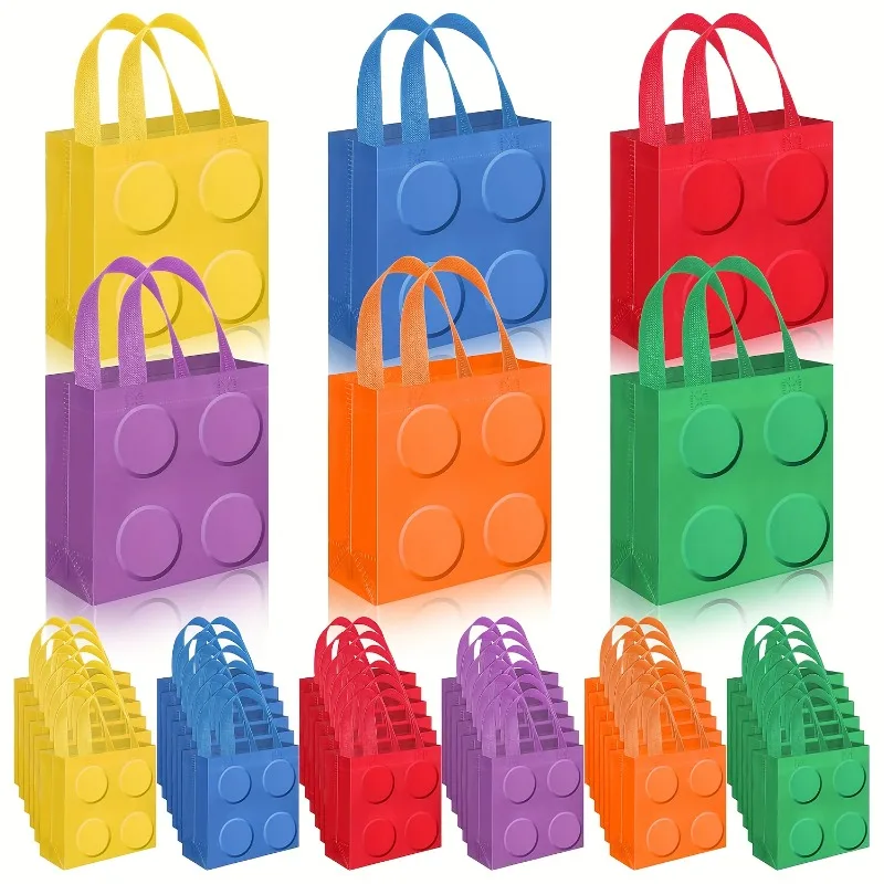 36pcs Colorful Building Block Tote Bags Creative Party Gift Containers for Holiday Easter Celebration Present for Family Members
36pcs Colorful Building Block Tote Bags Creative Party Gift Containers for Holiday Easter Celebration Present for Family Members