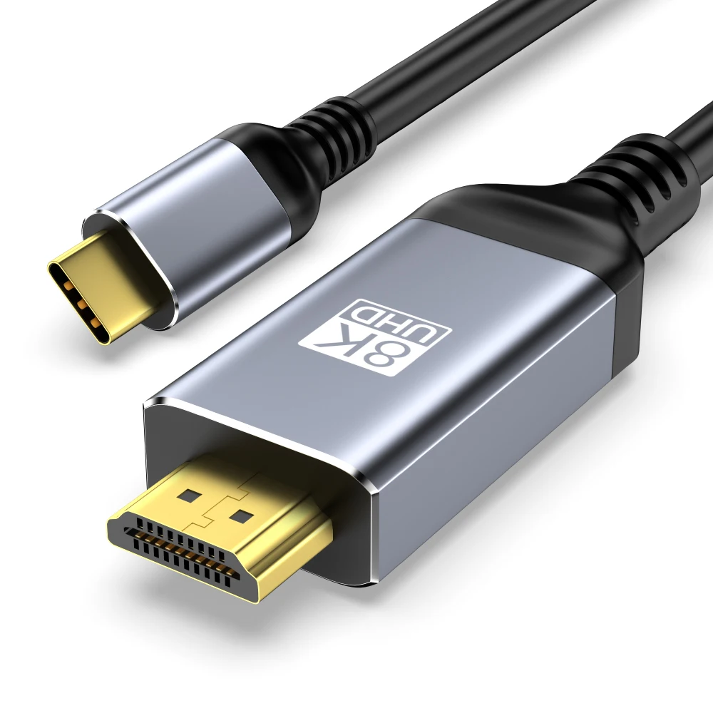 Fairikabe 8K@60Hz USB C To HDMI-compatible Cable 1M/3.3Feet Non-bidirectional Adapter For Laptop Phone Monitor HDTV Projector
Fairikabe 8K@60Hz USB C To HDMI-compatible Cable 1M/3.3Feet Non-bidirectional Adapter For Laptop Phone Monitor HDTV Projector