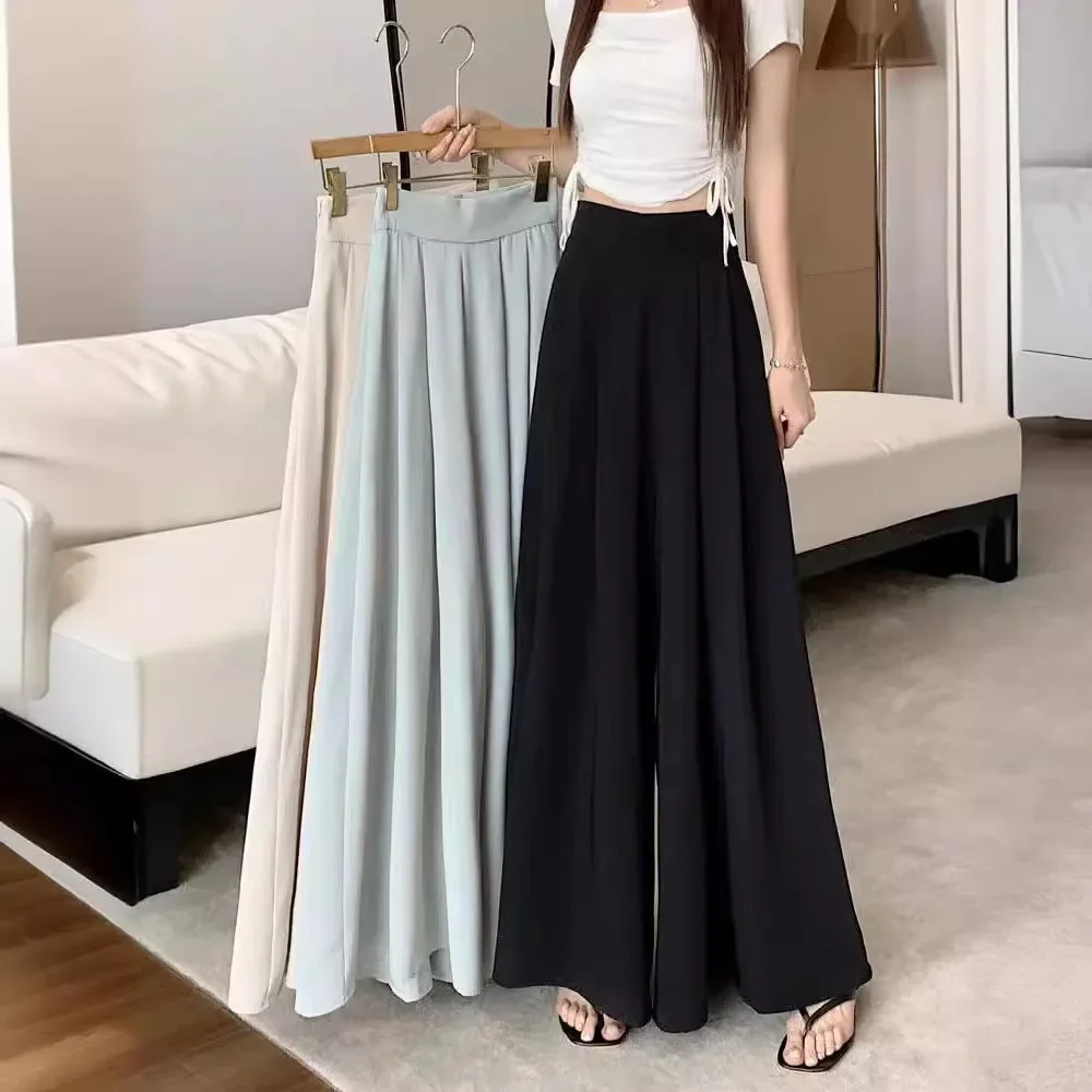 Women's Summer Korean Design Sensibility Bell Bottom Casual Draped Oversized Trendy Long Pants Skirt
Women's Summer Korean Design Sensibility Bell Bottom Casual Draped Oversized Trendy Long Pants Skirt
