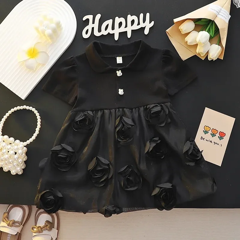 Korean Edition Foreign style Fluffy Skirt Baby Summer Polo Neck Princess Dress Girls' Dress New Summer Children's
Korean Edition Foreign style Fluffy Skirt Baby Summer Polo Neck Princess Dress Girls' Dress New Summer Children's