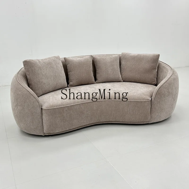 CL Moon Semi-Circular Arc Sofa Small Apartment Living Room Homestay Apartment Furniture Fabric Sofa
CL Moon Semi-Circular Arc Sofa Small Apartment Living Room Homestay Apartment Furniture Fabric Sofa