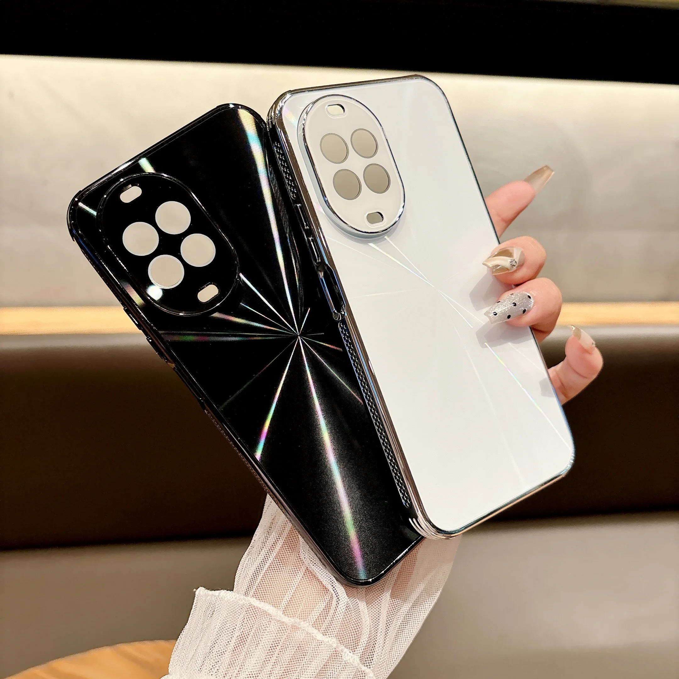 Shockproof Luxury Laser CD Pattern Hard Case For Huawei Nova 14 Pro 14Ultra, Slim Built-in Glass Camera Protection Phone Cover
Shockproof Luxury Laser CD Pattern Hard Case For Huawei Nova 14 Pro 14Ultra, Slim Built-in Glass Camera Protection Phone Cover