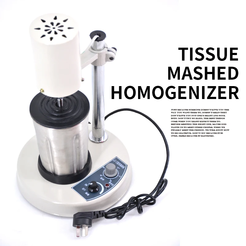 220V 50HZ Tissue Crushing Homogenizer JJ-2 Homogenizer Laboratory 120W High-speed Dispersing Machine Testing Machine
220V 50HZ Tissue Crushing Homogenizer JJ-2 Homogenizer Laboratory 120W High-speed Dispersing Machine Testing Machine