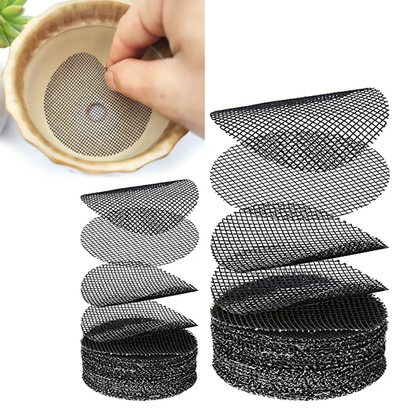 50pcs Round Mesh Drainage Screens for Flower Pots, Prevent Soil Loss, Ideal for Bonsai Gardening, Gasket, Plant Drainage Screens
50pcs Round Mesh Drainage Screens for Flower Pots, Prevent Soil Loss, Ideal for Bonsai Gardening, Gasket, Plant Drainage Screens