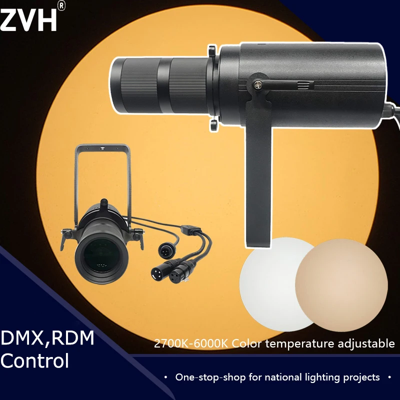 Rotation Zoom Follow Spot Lamp LED Leko Mini 40W Ellipsoidal Profile Spotlight DMX Control Follow Projector for Stage Lighting
Rotation Zoom Follow Spot Lamp LED Leko Mini 40W Ellipsoidal Profile Spotlight DMX Control Follow Projector for Stage Lighting