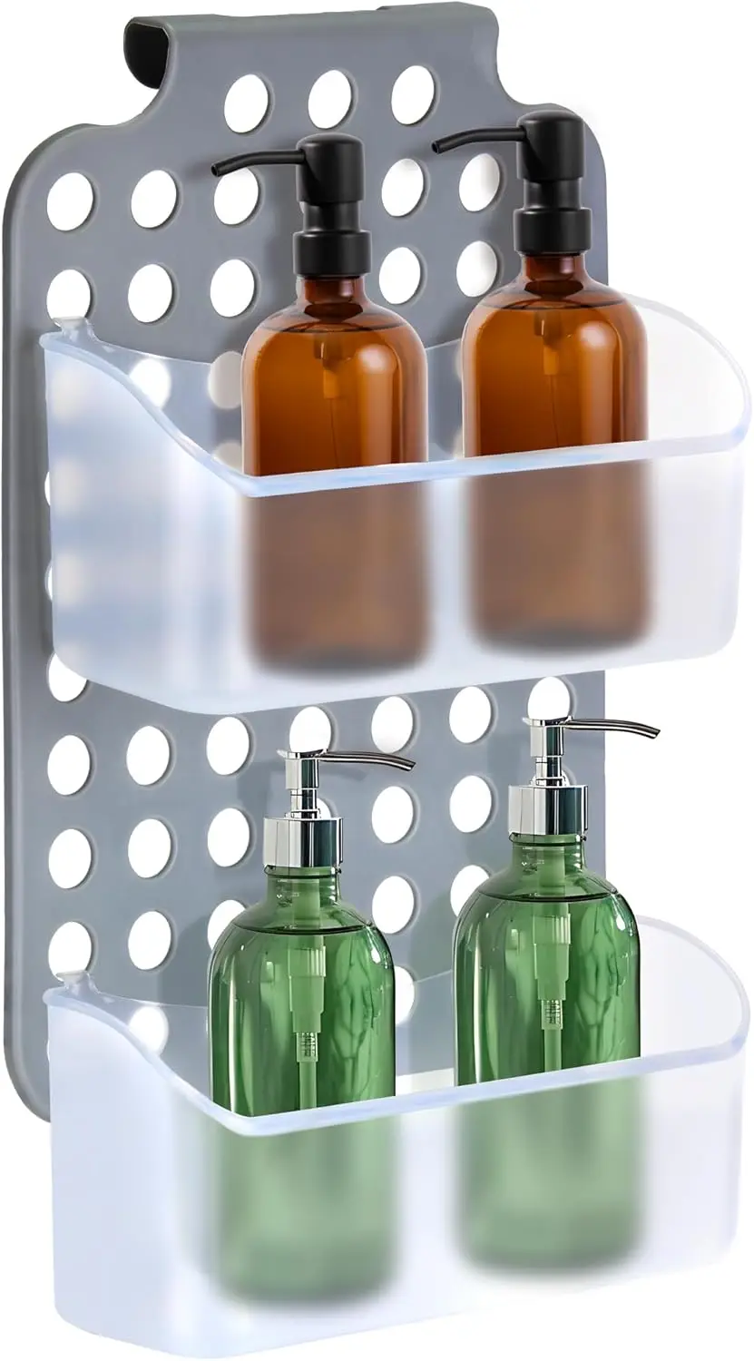 Adjustable 2-Bin Over Shower Door Organizer, Removable Baskets, Space Saving, BPA Free
Adjustable 2-Bin Over Shower Door Organizer, Removable Baskets, Space Saving, BPA Free