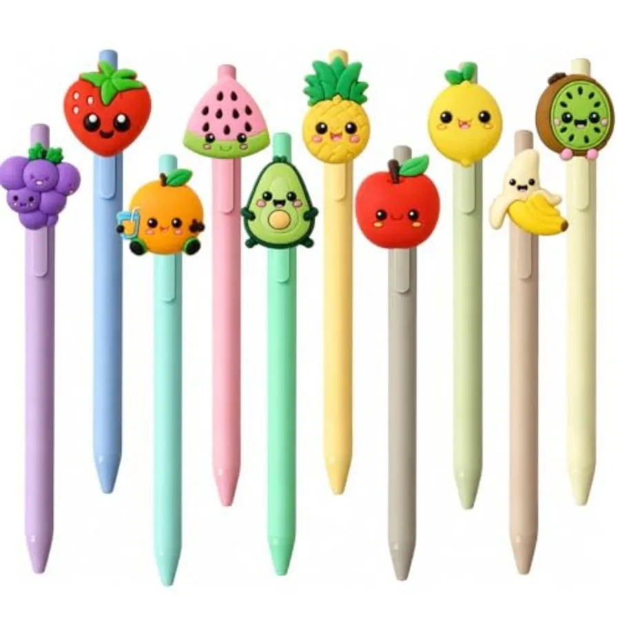10PC Cute Decorative Pens Set Kawaii Black Ink Writing Pens for Office School Desk Decor Journaling Planner Stationery Accessor
10PC Cute Decorative Pens Set Kawaii Black Ink Writing Pens for Office School Desk Decor Journaling Planner Stationery Accessor