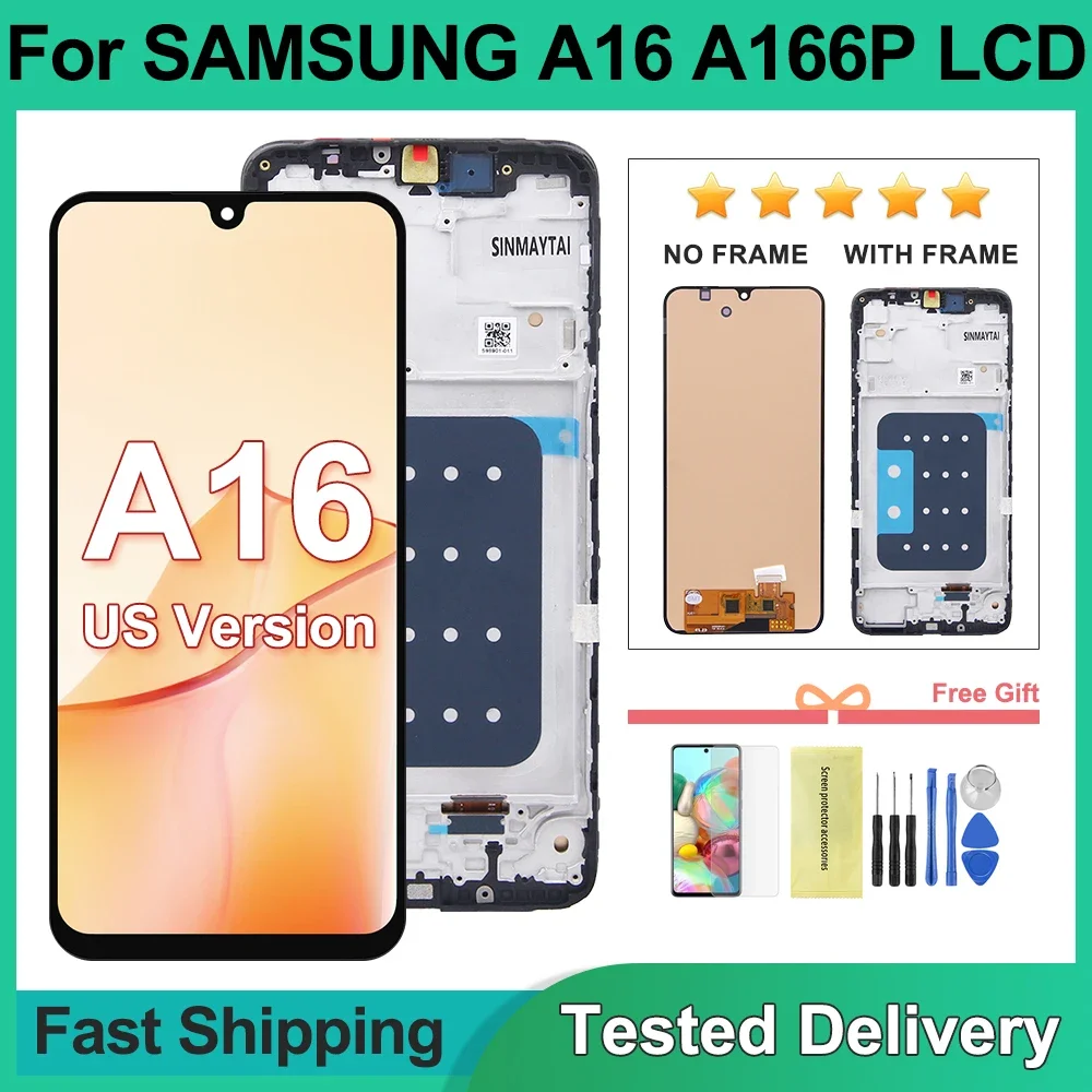 Для Samsung A16 4G SM-A165F и A16 5G A166 SM-A166B ЖК-дисплей, дигитайзер сенсорного экрана в сборе, замена для моделей A16
Для Samsung A16 4G SM-A165F и A16 5G A166 SM-A166B ЖК-дисплей, дигитайзер сенсорного экрана в сборе, замена для моделей A16