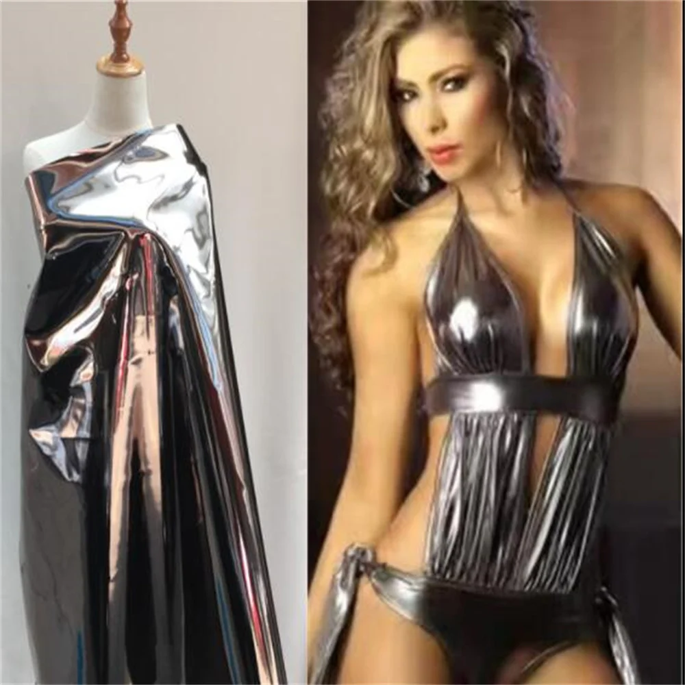 Silver Metal Elastic Tpu Leather Bright Mirror Coating Fabric, Sofa, Handbag, Waterproof Gloves, DIY Party Fabric, Fashion, A514
Silver Metal Elastic Tpu Leather Bright Mirror Coating Fabric, Sofa, Handbag, Waterproof Gloves, DIY Party Fabric, Fashion, A514