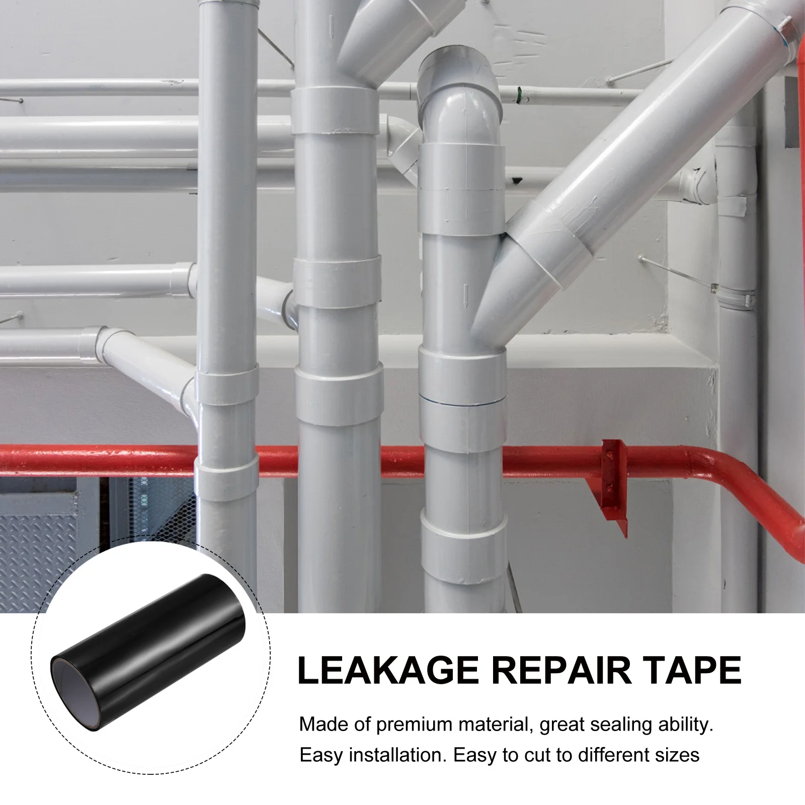 Outdoor Leakage Repair Tape Waterproof Strong Seal Tape for Water Pipes Garden Carport Umbrella Quick Fix Easy Cut
Outdoor Leakage Repair Tape Waterproof Strong Seal Tape for Water Pipes Garden Carport Umbrella Quick Fix Easy Cut