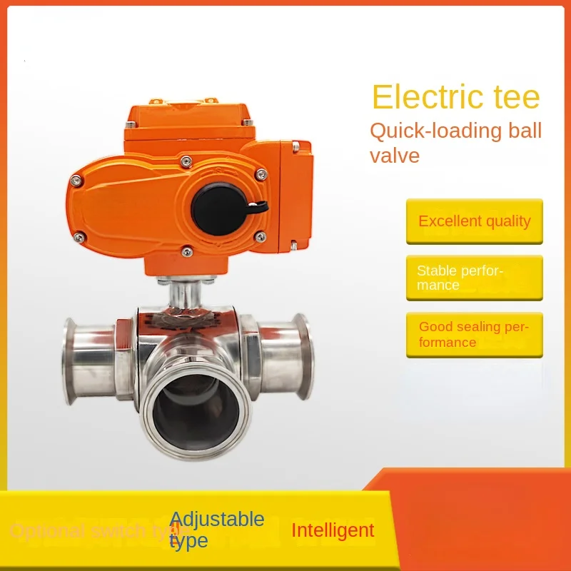 Electric three-way quick installation (clamp) ball valve Q984/5F-16P environmentally friendly chemical water energy equipment
Electric three-way quick installation (clamp) ball valve Q984/5F-16P environmentally friendly chemical water energy equipment