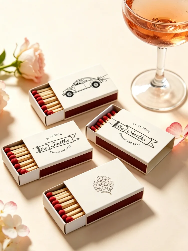 Custom Printed Match Boxes Personalized Wedding Souvenirs Party Guest Favors
Custom Printed Match Boxes Personalized Wedding Souvenirs Party Guest Favors