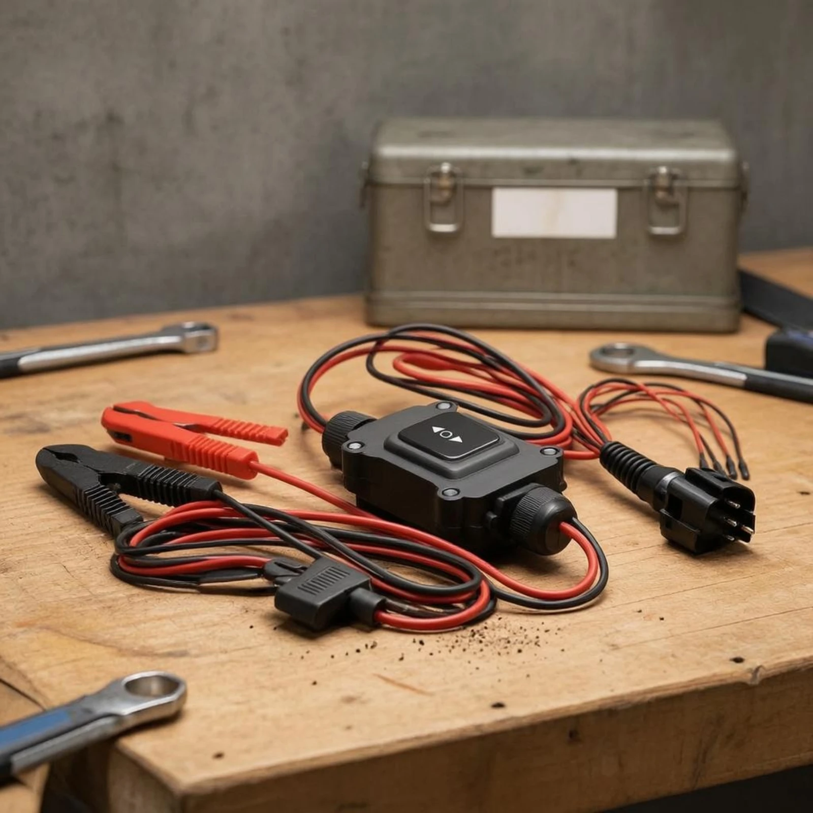 Automotive Test Lead Kit Fuse Holder Motor Test Tool Motor Drive Tester Wired Testing Accessory Compact for Auto Repair Workers
Automotive Test Lead Kit Fuse Holder Motor Test Tool Motor Drive Tester Wired Testing Accessory Compact for Auto Repair Workers