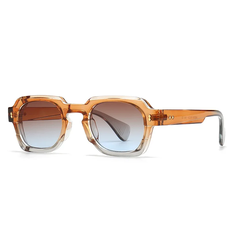 Midnite Star Ins Popular Fashion Square Rivets Men Sunglasses Vintage Punk Gradient Women Trending Light Blue Sun Glasses UV400
Midnite Star Ins Popular Fashion Square Rivets Men Sunglasses Vintage Punk Gradient Women Trending Light Blue Sun Glasses UV400