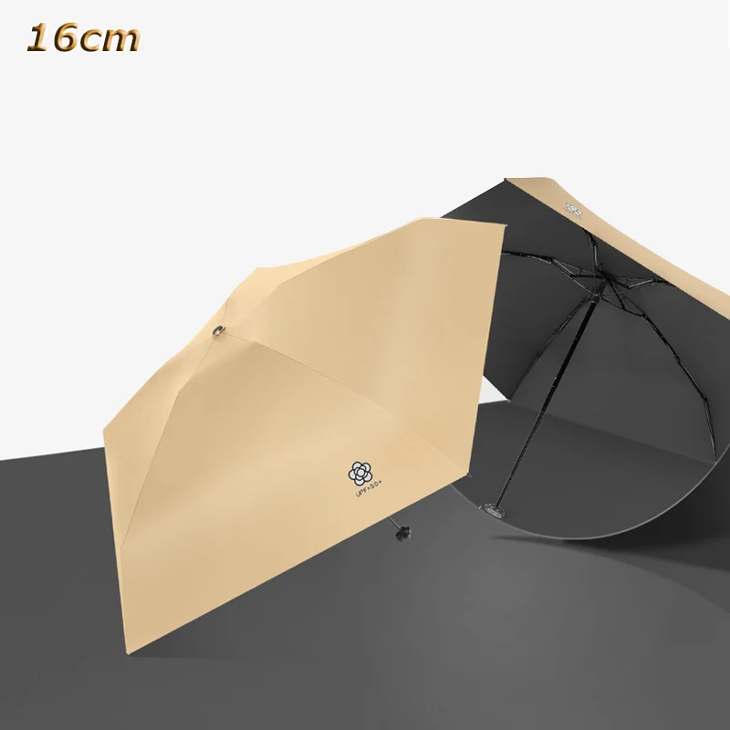 16cm 5 Fold Small Mini Sun Umbrella Lightweight Windproof Travel Portable Anti UV Sunscreen Parasol Pocket Compact Sunshade Gift
16cm 5 Fold Small Mini Sun Umbrella Lightweight Windproof Travel Portable Anti UV Sunscreen Parasol Pocket Compact Sunshade Gift