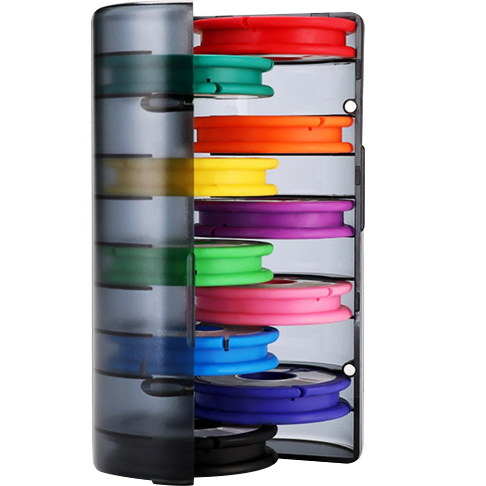 1pc Fishing Line Storage Box Rainbow ABS Strong Non Slip Portable Reel Organizer Spool Holder Fishing Supplies Long Life
1pc Fishing Line Storage Box Rainbow ABS Strong Non Slip Portable Reel Organizer Spool Holder Fishing Supplies Long Life