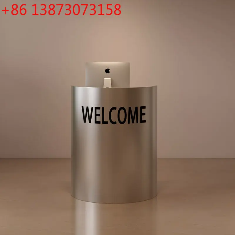 Curved Luxury Reception Desks Restaurant Modern Small Welcome Reception Desks Company Minimalist Mostrador Commercial Furniture
Curved Luxury Reception Desks Restaurant Modern Small Welcome Reception Desks Company Minimalist Mostrador Commercial Furniture