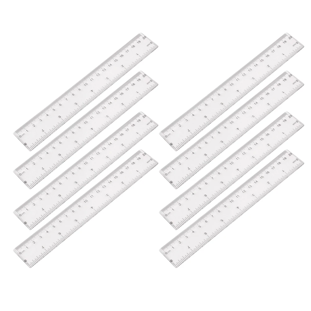 20Pcs Plastic Rulers Clear Accurate Home Office School Use Gift Students Teachers Drawing Tools Straight
20Pcs Plastic Rulers Clear Accurate Home Office School Use Gift Students Teachers Drawing Tools Straight