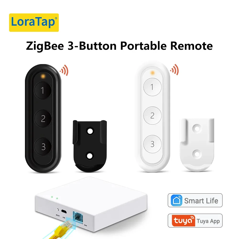 Tuya ZigBee 3.0 Wireless Portable Remote Control Curtain Switch Work with Smart Life Home Assistant Zigbee2MQTT SmartThings
Tuya ZigBee 3.0 Wireless Portable Remote Control Curtain Switch Work with Smart Life Home Assistant Zigbee2MQTT SmartThings