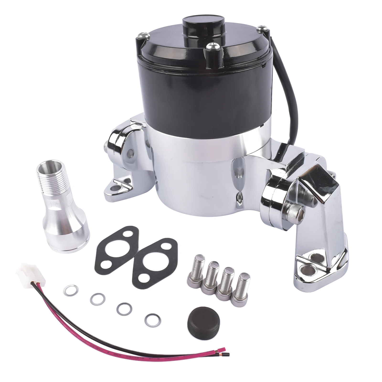 AP02 Chrome Aluminum High Flow Electric Water Pump for SBC Small Block Chevy 283 327 350 400 Engine
AP02 Chrome Aluminum High Flow Electric Water Pump for SBC Small Block Chevy 283 327 350 400 Engine