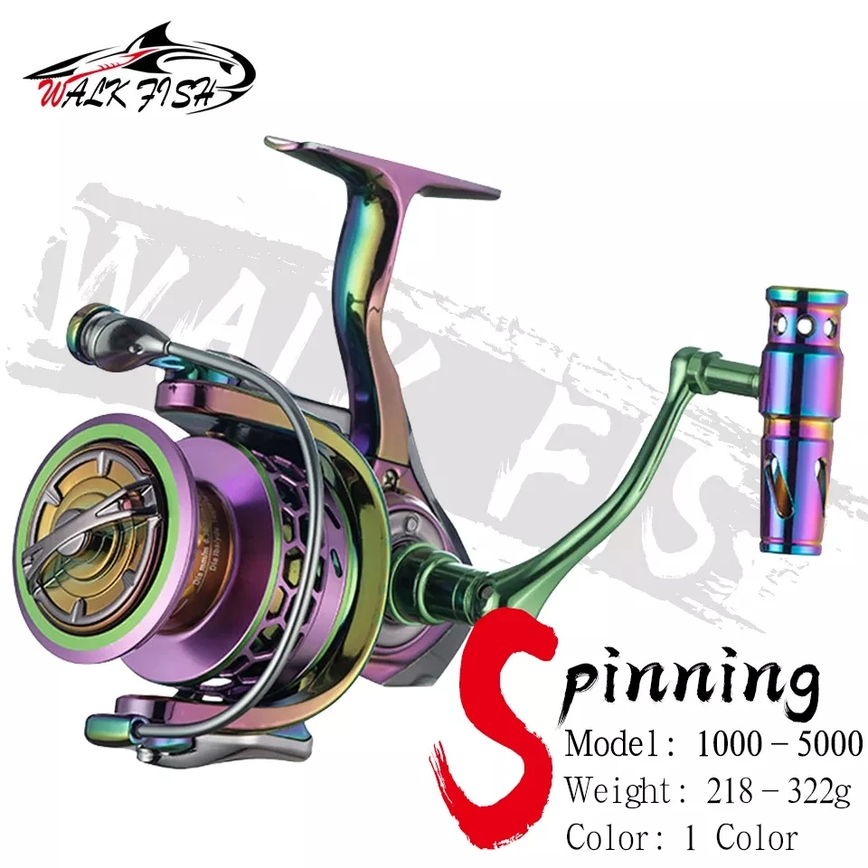 WALK FISH Новая цветная Рыболовная катушка для соленой воды 100% 1000-5000, прошедшая Испытание на солевой спрей 240h, полностью Металлическая спиннинговая катушка
WALK FISH Новая цветная Рыболовная катушка для соленой воды 100% 1000-5000, прошедшая Испытание на солевой спрей 240h, полностью Металлическая спиннинговая катушка