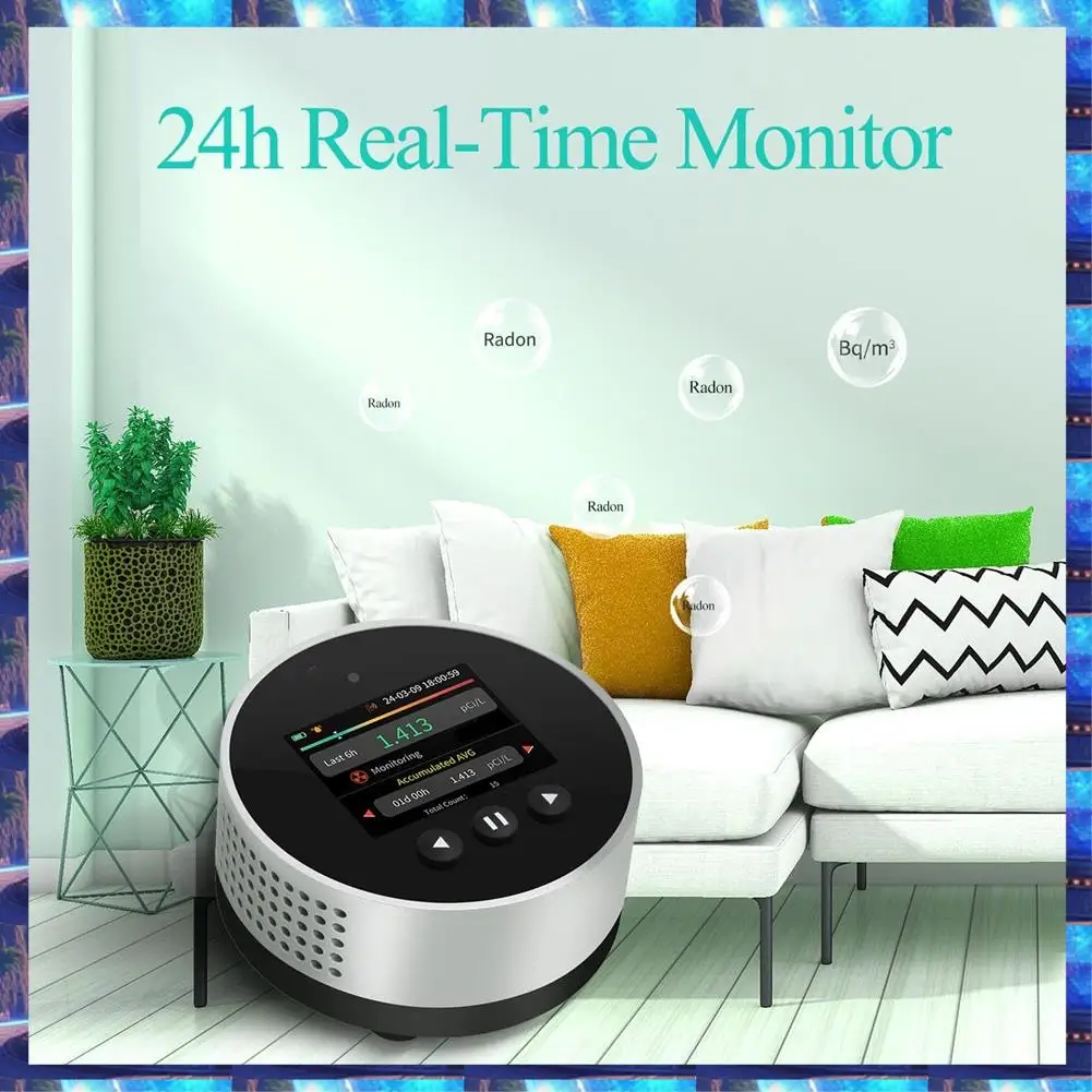 2025 Portable Radon Detector, Audible & Visual Alarm, Long-Term Radon Concentration Monitoring For Home Basement, Pci/L,Portable
2025 Portable Radon Detector, Audible & Visual Alarm, Long-Term Radon Concentration Monitoring For Home Basement, Pci/L,Portable