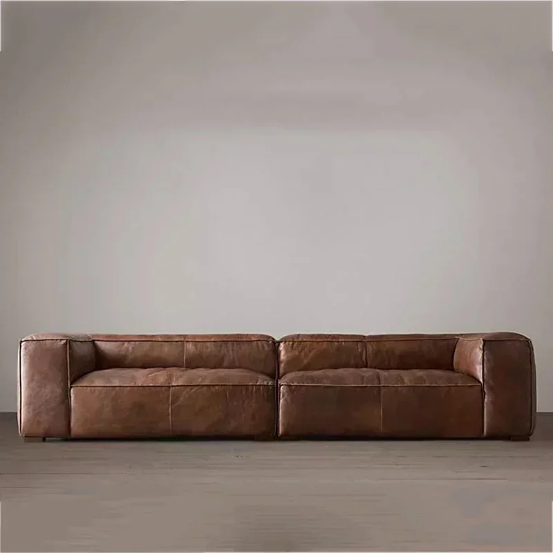 Leather Living Room Sofas Luxury Brown Italian Nordic Lazy Puffs Couch Double Lounge Floor Divano Soggiorno Home Furniture
Leather Living Room Sofas Luxury Brown Italian Nordic Lazy Puffs Couch Double Lounge Floor Divano Soggiorno Home Furniture