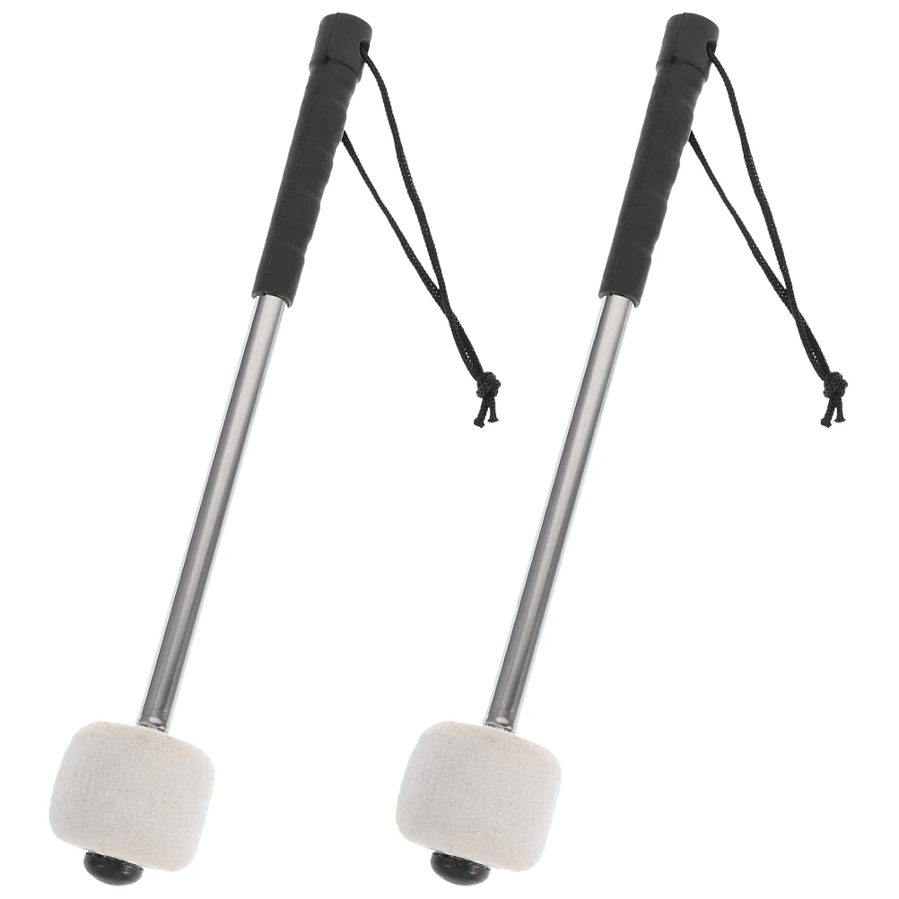 2pcs Bass Drum Mallets Felt Head Percussion Sticks Lightweight Stainless Steel Handle Drumsticks Musical Instrument Accessories
2pcs Bass Drum Mallets Felt Head Percussion Sticks Lightweight Stainless Steel Handle Drumsticks Musical Instrument Accessories