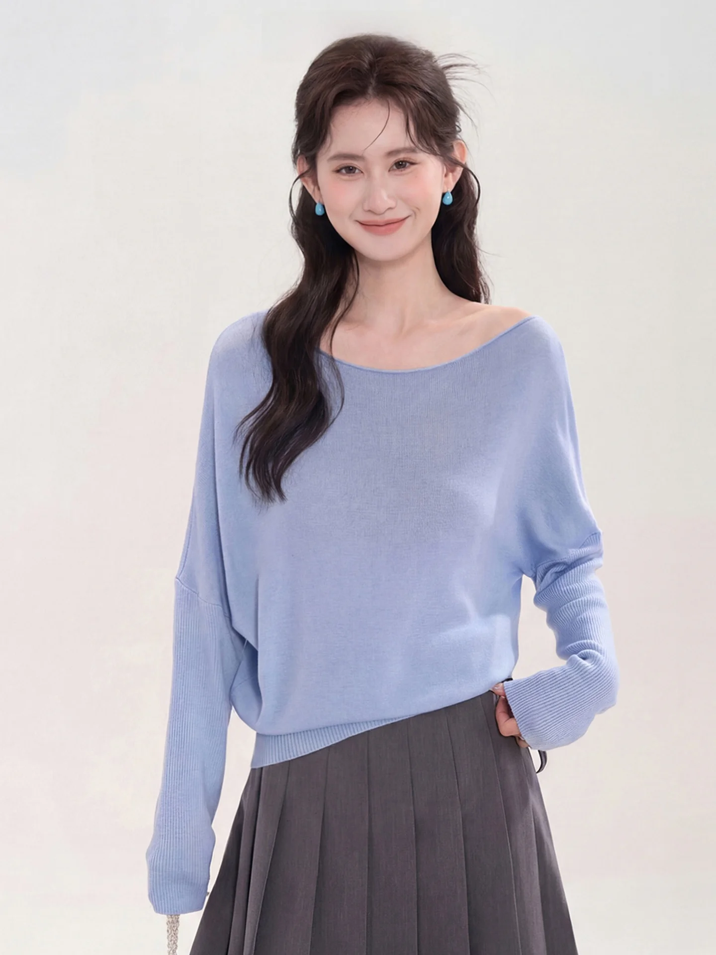Heme 6 Wool Blend Long Sleeve Knitted Sweater Spring Women's Loose Fit Shoulder Collision Color Block Korean Style Top
Heme 6 Wool Blend Long Sleeve Knitted Sweater Spring Women's Loose Fit Shoulder Collision Color Block Korean Style Top