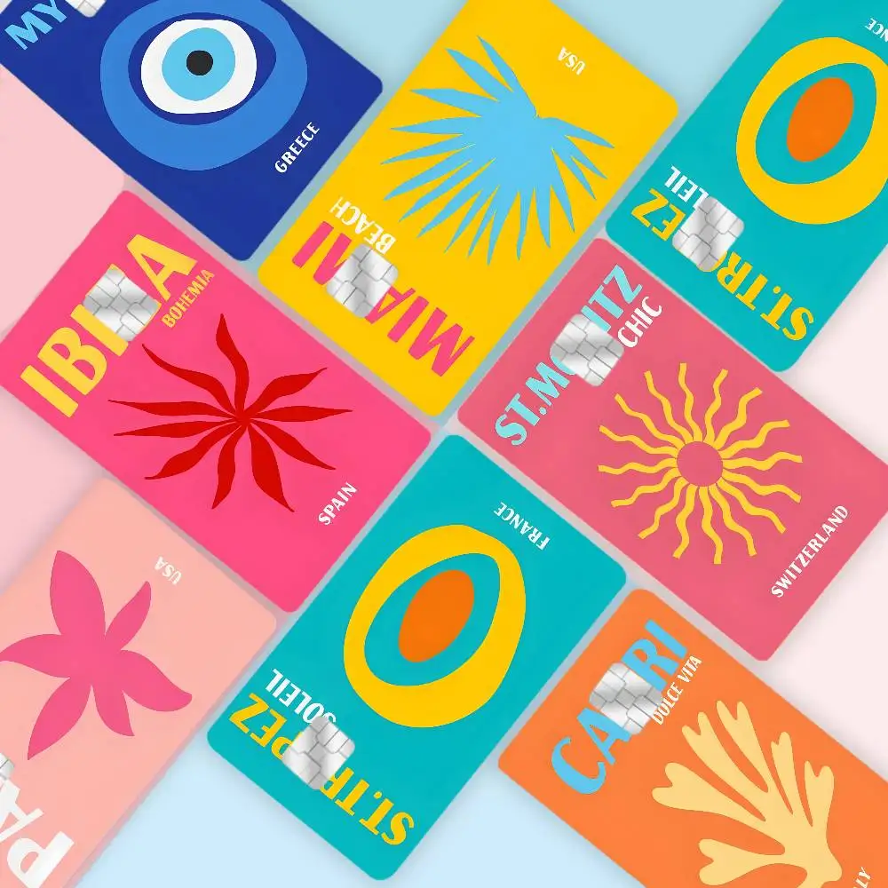 Modern Scenic Travel Mykonos Palm Miami Cartoon Credit Card Skin Stickers for Bank Card Bus Metro Card Sticker Waterproof
Modern Scenic Travel Mykonos Palm Miami Cartoon Credit Card Skin Stickers for Bank Card Bus Metro Card Sticker Waterproof