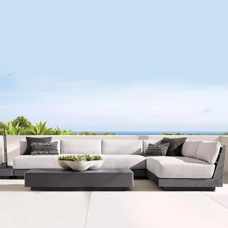 Outdoor Sofa Courtyard, L-Shaped All-Aluminum , Waterproof Leisure Sofa Set Outdoor Garden Terrace In Homestay
Outdoor Sofa Courtyard, L-Shaped All-Aluminum , Waterproof Leisure Sofa Set Outdoor Garden Terrace In Homestay
