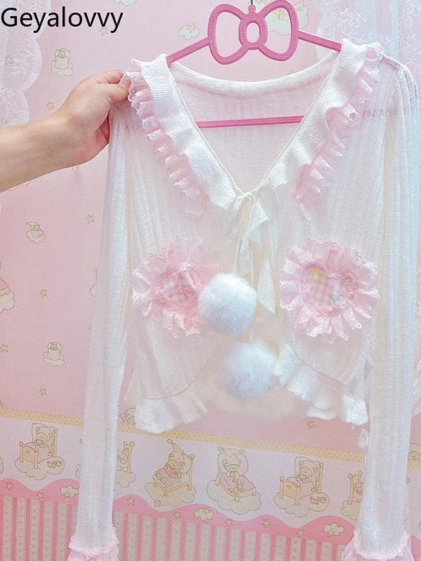 Оригинальный дизайн ручной работы, короткое пальто Sweet Pure Desire, универсальный милый мягкий вязаный кардиган для сестры, рубашка с кондиционером
Оригинальный дизайн ручной работы, короткое пальто Sweet Pure Desire, универсальный милый мягкий вязаный кардиган для сестры, рубашка с кондиционером