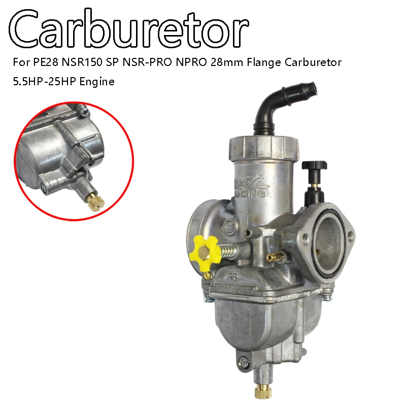 Kenada Racing Carburetor PE28 28mm Flange For NSR PRO/NPRO NSR150/SP CR80/85 100-250cc 5.5-25HP 2/4T Scooter ATV Dirt Bike
Kenada Racing Carburetor PE28 28mm Flange For NSR PRO/NPRO NSR150/SP CR80/85 100-250cc 5.5-25HP 2/4T Scooter ATV Dirt Bike