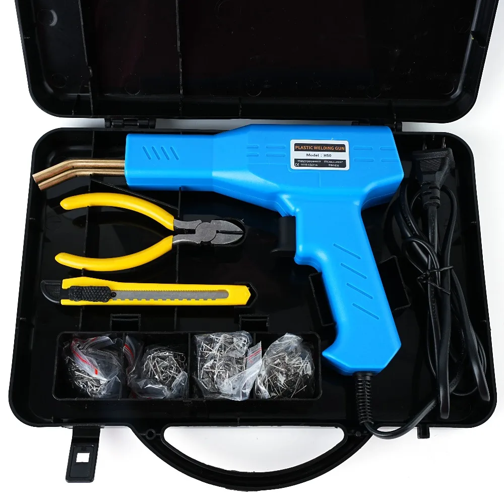 Car Bumper Repair Welder Kit, 50W Plastic Welding Gun, Hot Stapler Welding Machine for Plastic Crack Repair, with SS Staples
Car Bumper Repair Welder Kit, 50W Plastic Welding Gun, Hot Stapler Welding Machine for Plastic Crack Repair, with SS Staples