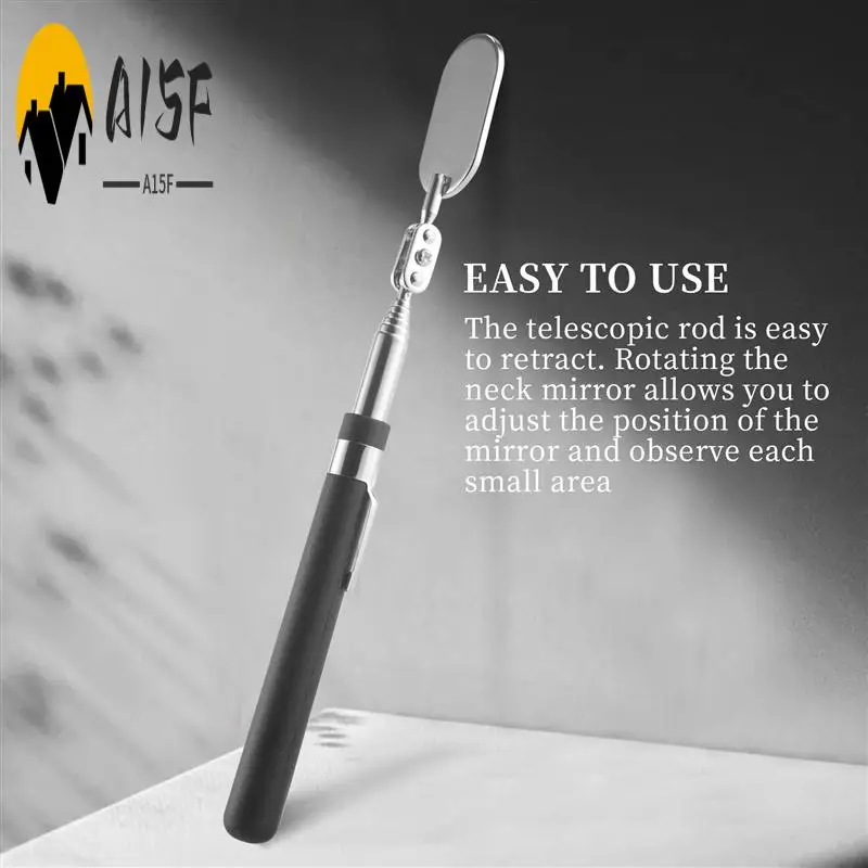 A15F-3 Pieces Telescoping Inspection Mirror Observe Mirror Inspection Tool For Check The Condition Of The Vehicle(Oval)
A15F-3 Pieces Telescoping Inspection Mirror Observe Mirror Inspection Tool For Check The Condition Of The Vehicle(Oval)