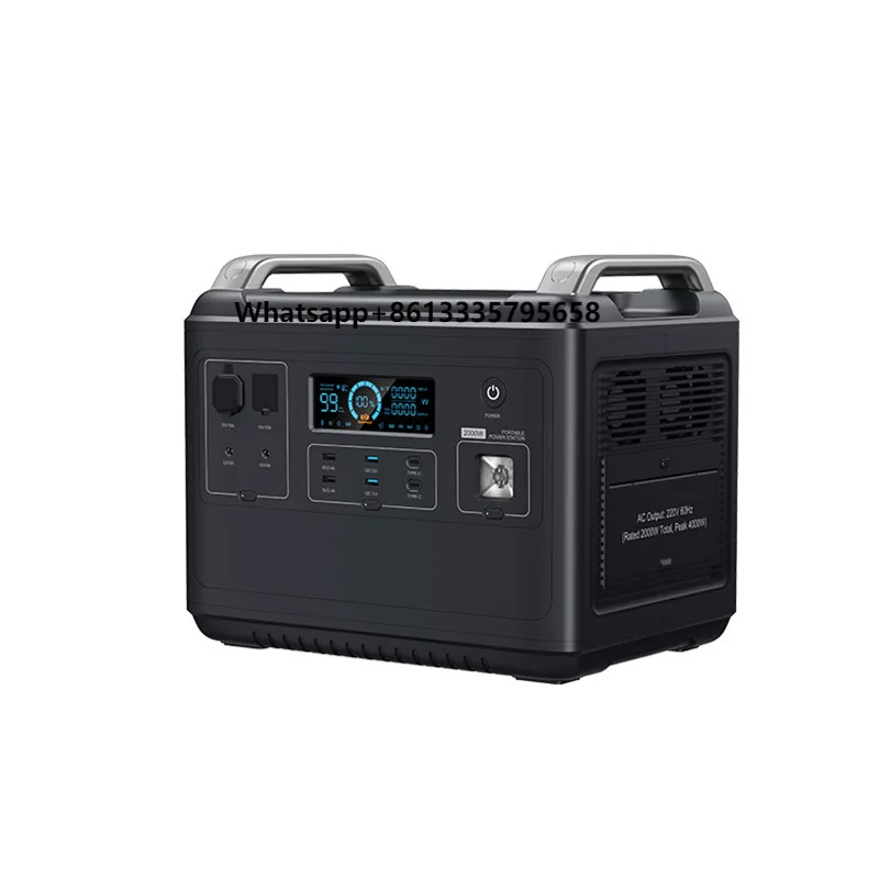 New Energy Outdoor Power Supply High Capacity 2000W 2048Wh Mobile Power Camping Energy Storage Power Supply
New Energy Outdoor Power Supply High Capacity 2000W 2048Wh Mobile Power Camping Energy Storage Power Supply