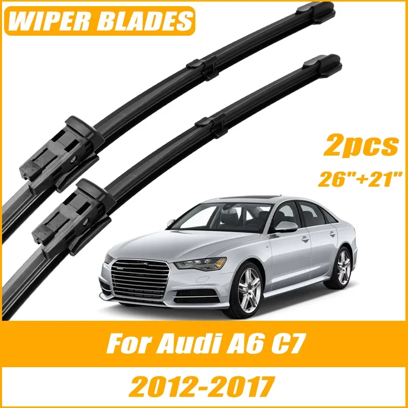 2pcs Wiper Front Wiper Blades For Audi A6 C7 2012-2017 Windshield Windscreen Clean Window Car Rain Brushes 26"+21"
2pcs Wiper Front Wiper Blades For Audi A6 C7 2012-2017 Windshield Windscreen Clean Window Car Rain Brushes 26"+21"