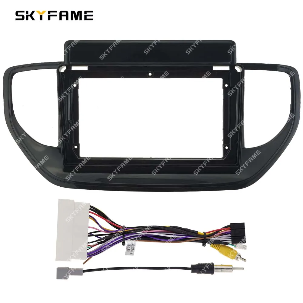 SKYFAME автомобильная рамка, адаптер для фасции, декодер, Android радиоприемник, монтажная панель, комплект для Hyundai Verna Accent
SKYFAME автомобильная рамка, адаптер для фасции, декодер, Android радиоприемник, монтажная панель, комплект для Hyundai Verna Accent
