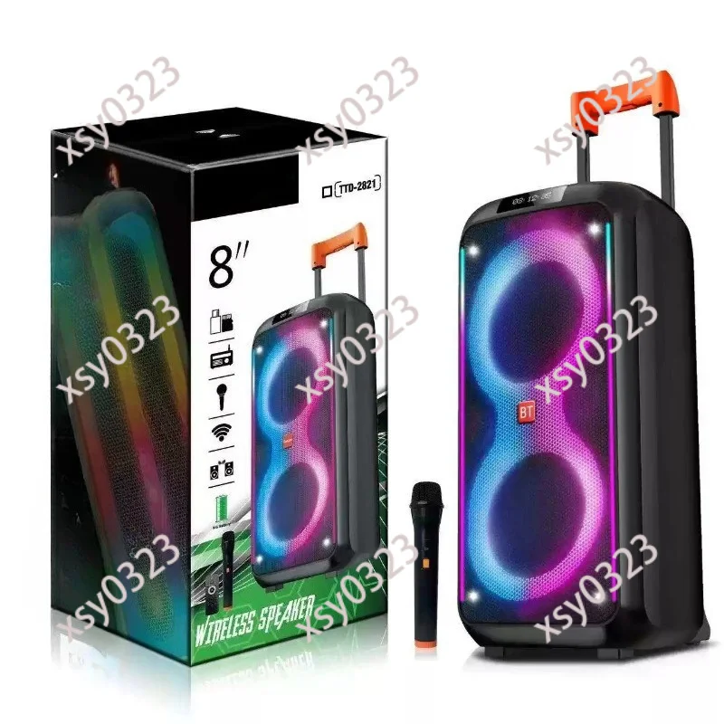 Portable Bluetooth Speaker Heavy Bass LED Light Outdoor Party Stereo Audio Box
Portable Bluetooth Speaker Heavy Bass LED Light Outdoor Party Stereo Audio Box