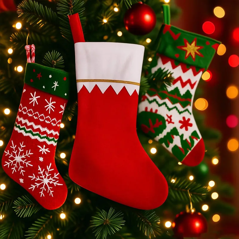 Holiday Christmas Stocking Fireplace Hanging Sock Gift Bag Decoration for Home Party Display Festive Ornament Home Decor
Holiday Christmas Stocking Fireplace Hanging Sock Gift Bag Decoration for Home Party Display Festive Ornament Home Decor