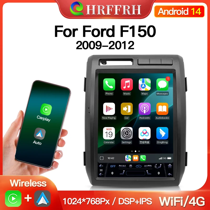 12.1" Android14 Auto Carplay Tesla Style For Ford Raptor F-150 F150 2009-2012 Car Multimedia Player GPS Navigation Radio HD Unit
12.1" Android14 Auto Carplay Tesla Style For Ford Raptor F-150 F150 2009-2012 Car Multimedia Player GPS Navigation Radio HD Unit