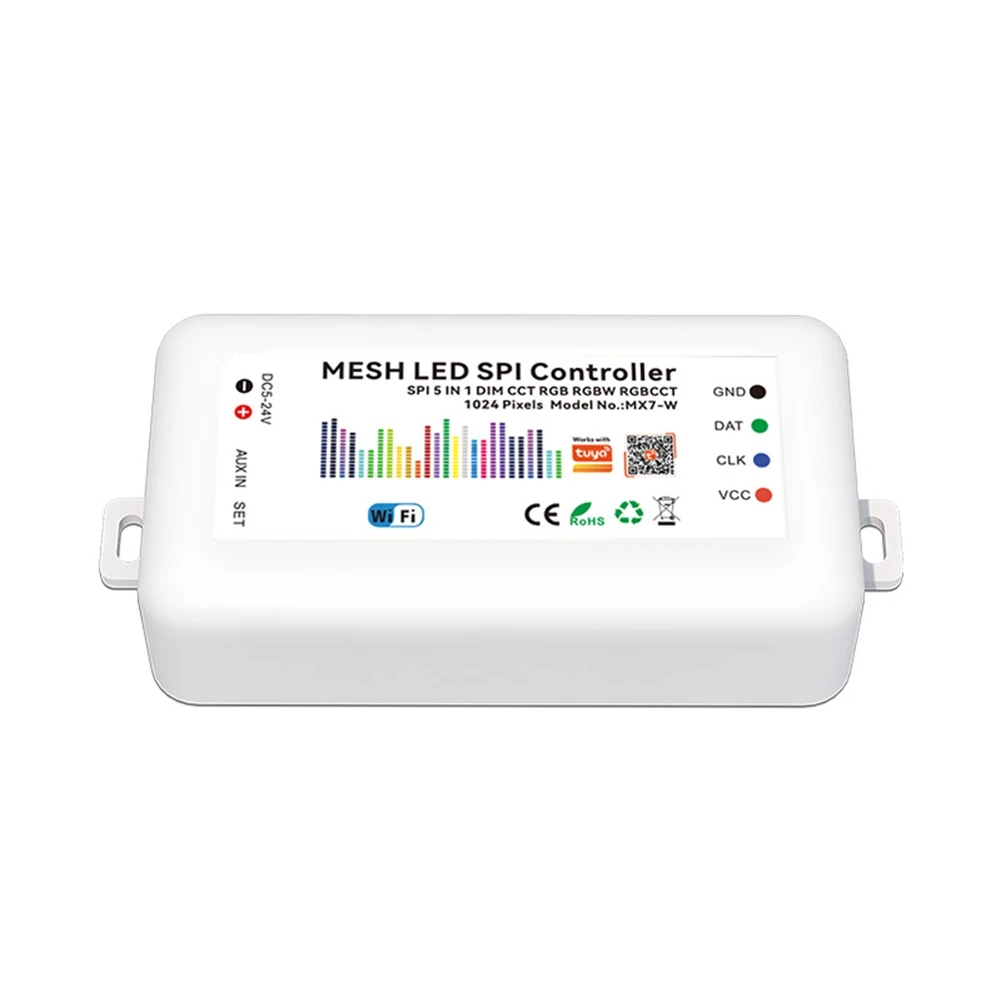 [EYEL!NEW!】 X7 Tuya Smart LED Controller Music Rhythm Sync RGB Color Light Modulator With Mic Sound Activated Wifi
[EYEL!NEW!】 X7 Tuya Smart LED Controller Music Rhythm Sync RGB Color Light Modulator With Mic Sound Activated Wifi