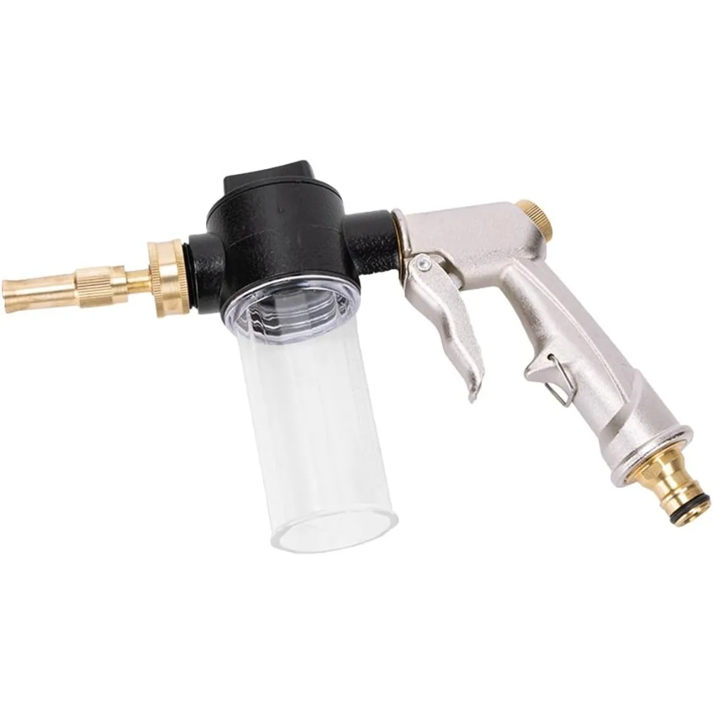 Car Wash Foam Gun Sprayer, Metal High-Pressure Car Wash Sprayer with 3.5oz/100cc Plastic Soap Dispenser Bottle, Adjustable Nozzl
Car Wash Foam Gun Sprayer, Metal High-Pressure Car Wash Sprayer with 3.5oz/100cc Plastic Soap Dispenser Bottle, Adjustable Nozzl