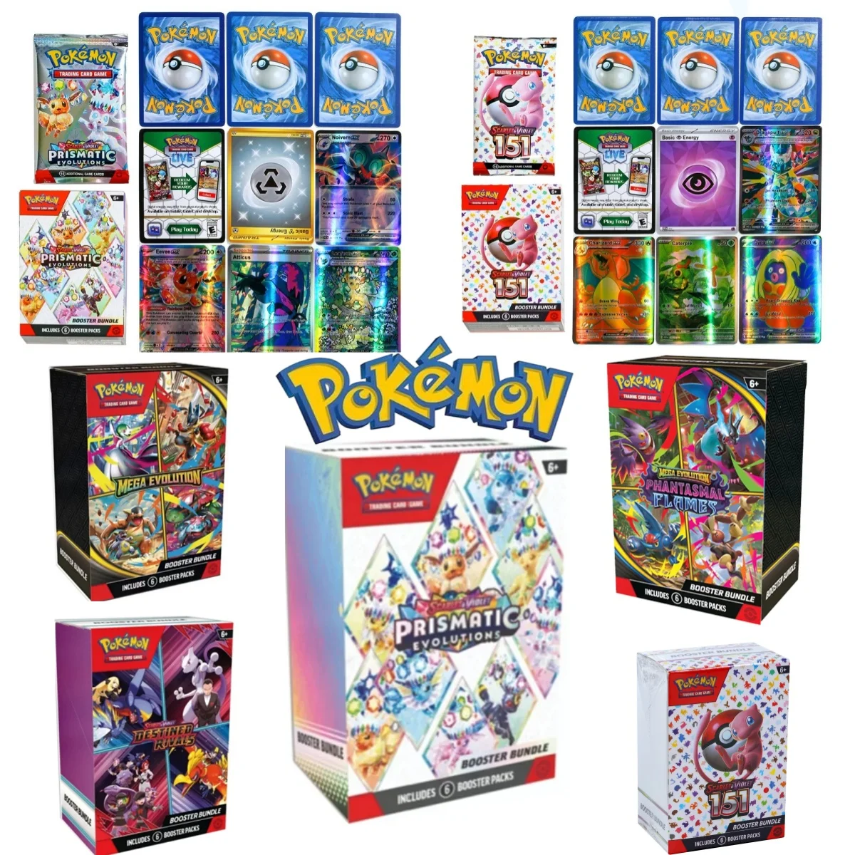 PokémonCard SV8.5 Booster Bundle MEGA EVOLUTION Phantasmal FLAMES Prismatic Evolutions Scarlet Viole 151 English Transaction
PokémonCard SV8.5 Booster Bundle MEGA EVOLUTION Phantasmal FLAMES Prismatic Evolutions Scarlet Viole 151 English Transaction