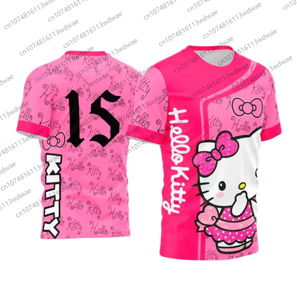Футболка с футбольным джерси «Hello Kitty» для мужчин, футбольный трикотаж для спорта на открытом воздухе, классический футбольный трикотаж с милой мультяшной милой девушкой
Футболка с футбольным джерси «Hello Kitty» для мужчин, футбольный трикотаж для спорта на открытом воздухе, классический футбольный трикотаж с милой мультяшной милой девушкой