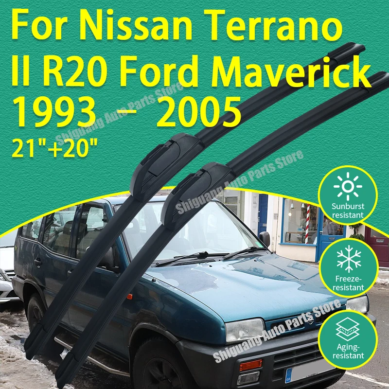 Front Silicone Coating Wipers for Nissan Terrano II R20 Ford Maverick 1993 - 2005 Car Wiper Windshield Windscreen Accessories
Front Silicone Coating Wipers for Nissan Terrano II R20 Ford Maverick 1993 - 2005 Car Wiper Windshield Windscreen Accessories