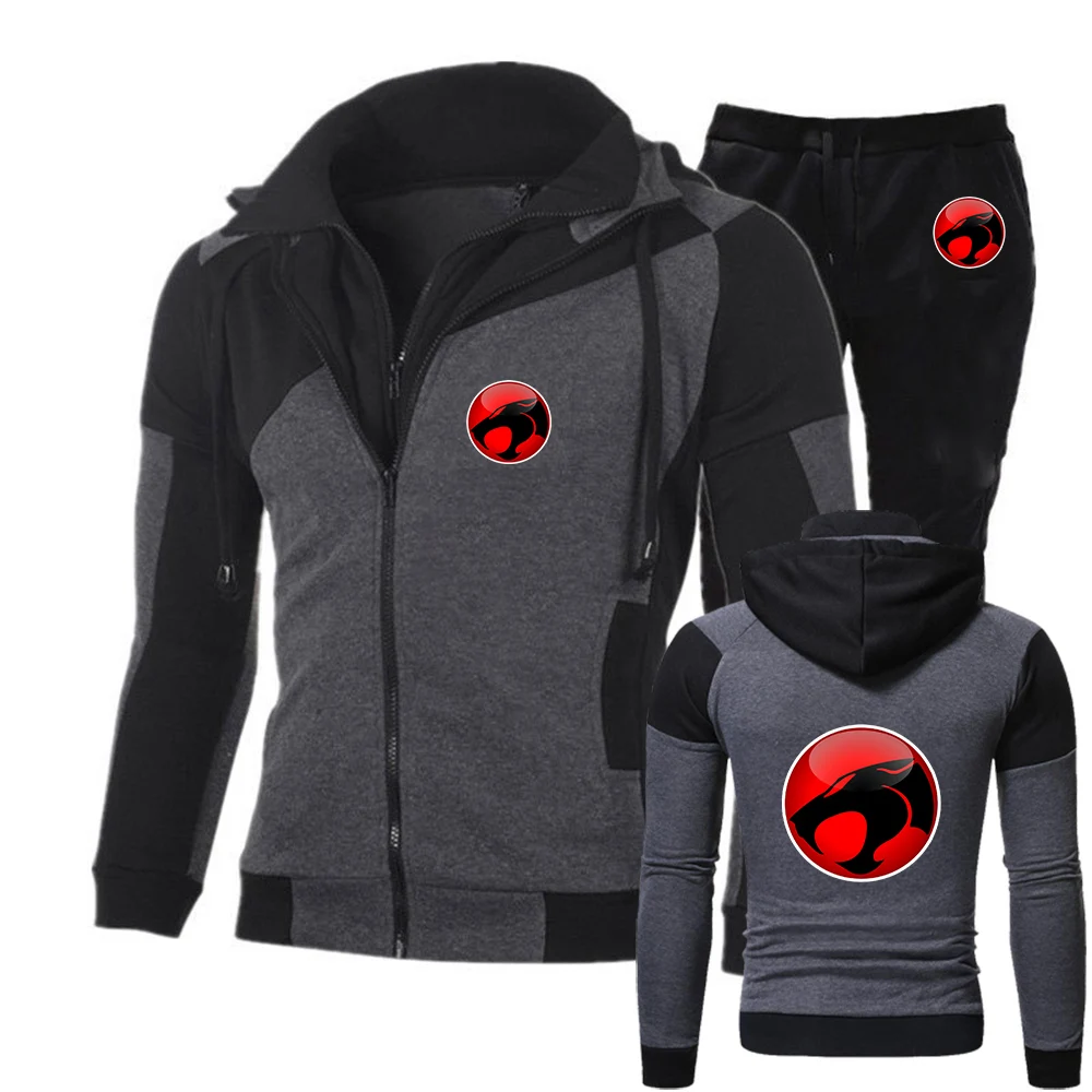 ThunderCat Logo The new men's slant zippers suit is suitable for both spring and autumn wear hoodies
ThunderCat Logo The new men's slant zippers suit is suitable for both spring and autumn wear hoodies